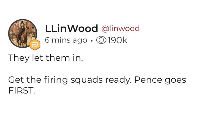 Some of the free speech we'll be deprived of while Parler is down