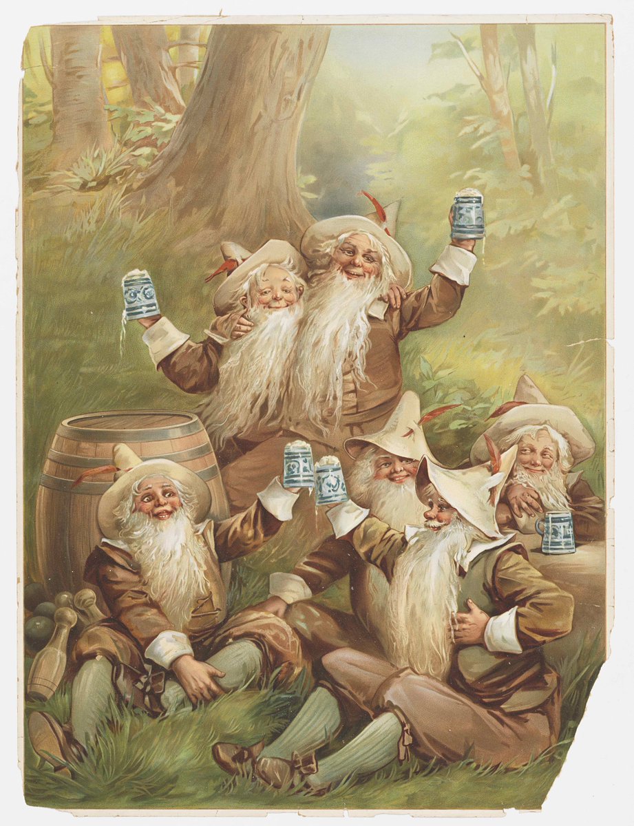 Unknown artist, advertisement for beer, ca. 1898. Cooper Hewitt, Smithsonian Design Museum Collection.