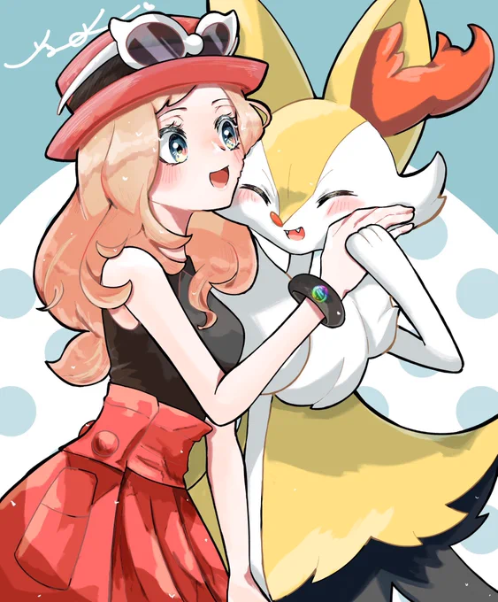 再掲セレナ&テールナー
この時の線画が割と好き 