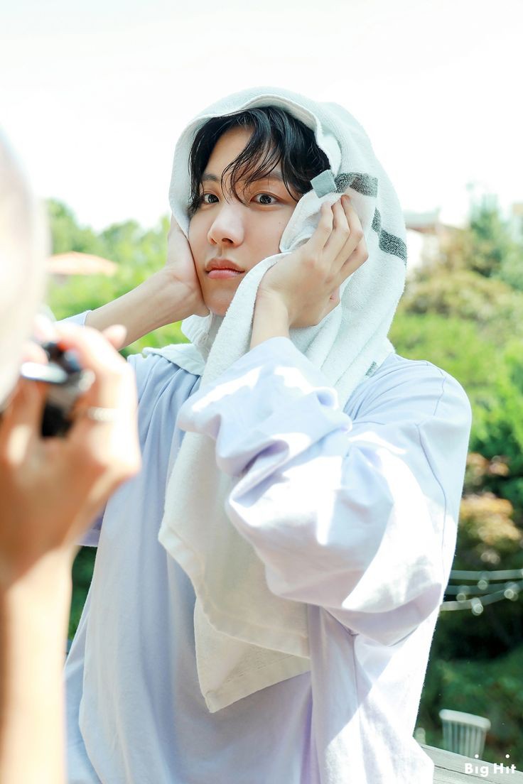 a thread of jhope but as u scroll down he gets older