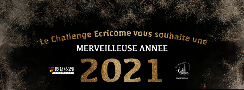 Toute l’équipe organisatrice du Challenge Ecricome s’associe pour vous souhaiter une merveilleuse année 2021 ! 🎉
⏳ Rendez-vous le 2 avril  🏆

#30ansdechallenge #Marseille2021