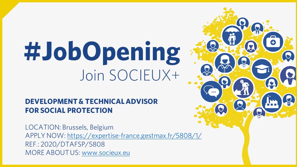 SOCIEUXplus's tweet photo. #SOCIEUX+ recrute un.e conseiller.e technique en charge du développement pour la #ProtectionSociale

Rejoignez-nous et postulez sur : https://t.co/7oK79W9PFr
Pour en savoir plus sur nous : https://t.co/of1uUSV18K 

#Recrutement #OffreEmploi https://t.co/a5rn50rIWL