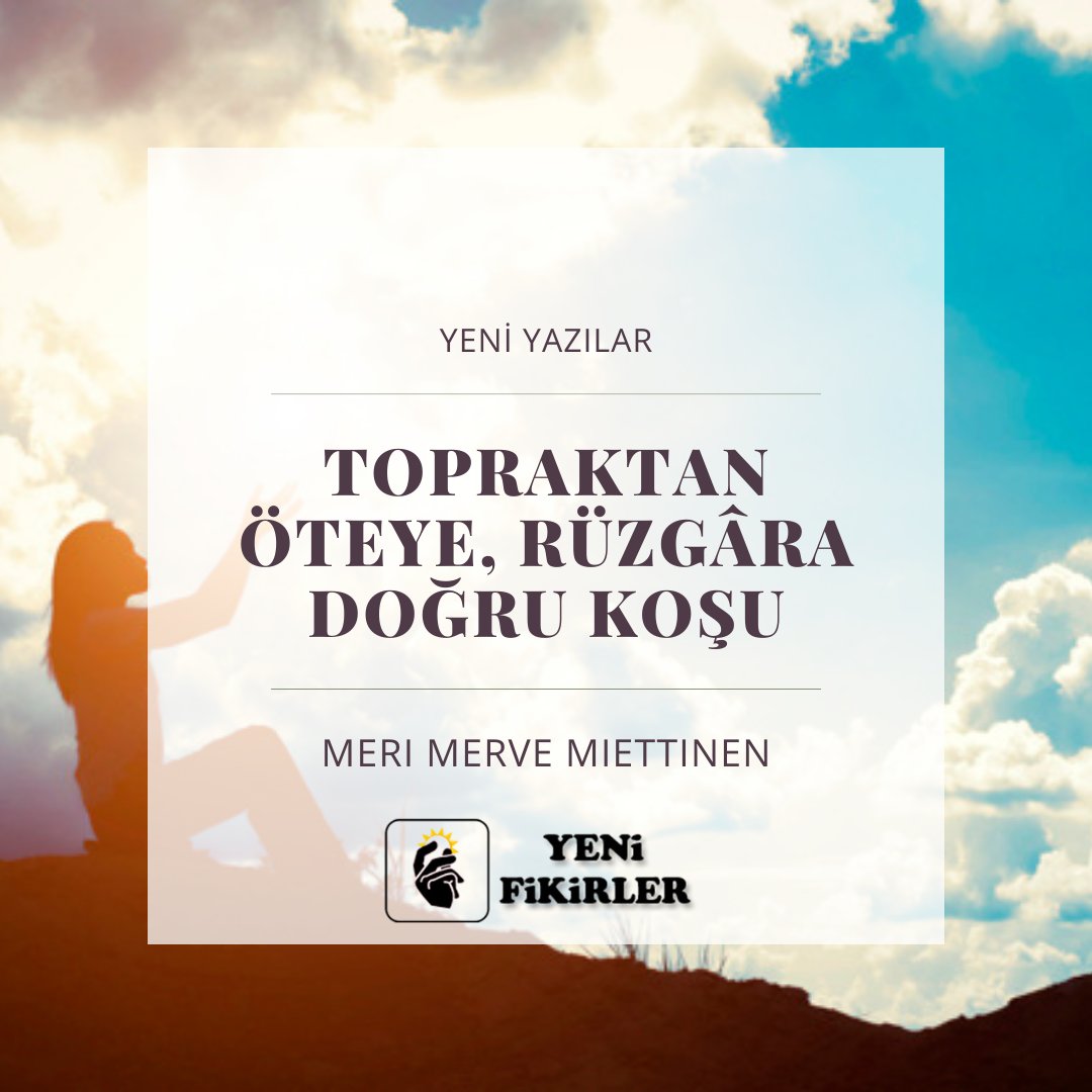 Bir süredir yoktuk ama güzel dönüş oldu! Meri Merve Miettinen'in yeni yazısı sitemizde. Okumadan geçmeyin :) yenifikirler.org/2021/01/07/top… #yenifikirler #newideas #yeniyazı