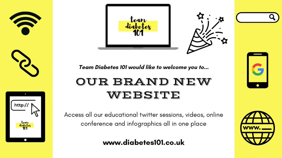 🥁EXCITED to ANNOUNCE🥁

✨Our brand new &amp; oh-so fabulous website✨

👩‍💻Free to access📱 

Download &amp; see👇🏻

🎥 101Downloaded Conference
👩🏻‍🏫 EVERY single tutorial we ever did 
🧠 Quizzes
🦠 COVID19 FAQs
💡Infographics
🤸🏼‍♀️#RUNDMC25k
🫂The teams mission

♾ diabetes101.co.uk