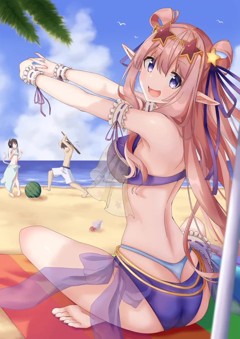 #くそ寒いので水着絵を貼る
風邪引く… 
