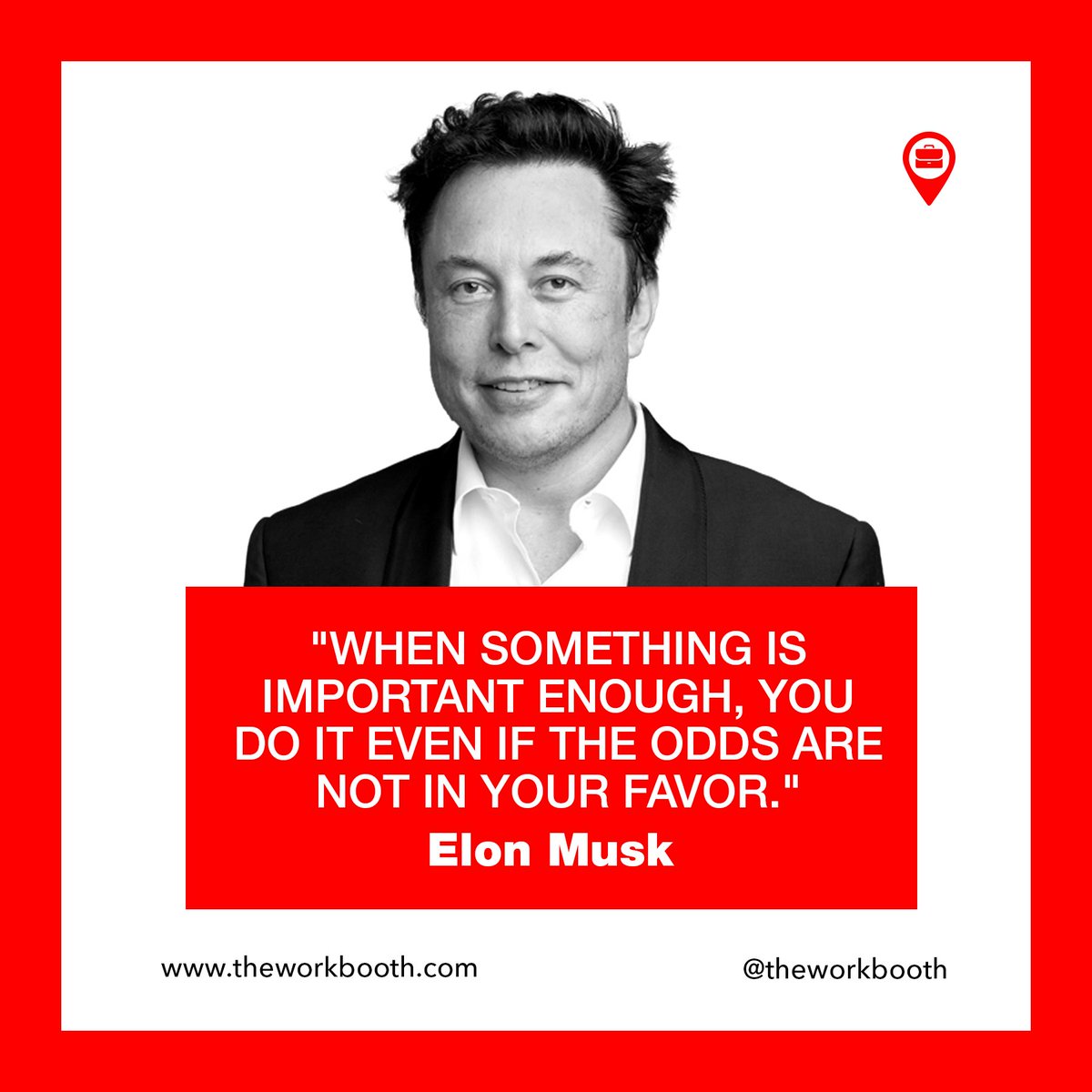 theworkbooth's tweet photo. You will do it if it's important enough!
#mondaymotivation #billionaremindset #theworkboothmagazine https://t.co/mWqBXW8weB