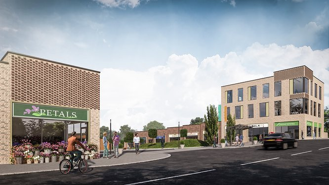 Countryside_PS's tweet photo. Our South Oxhey Central scheme in #Hertfordshire is home to a Market Square which offers retail outlets, a café and regular markets for residents to enjoy. Find out more about life at this development here: https://t.co/jkHgHxGJ1V https://t.co/esfunrxttu
