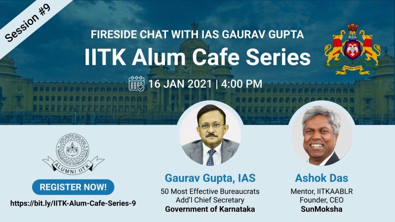 iitkaablr's tweet photo. Registration Link: https://t.co/XtR01iVWXK

Fireside Chat with Gaurav Gupta, IAS who is among the 50 most effective bureaucrats of India.

Sat 16 Jan, 4:00 PM - 5:00 PM IST

#IITK #thatsiitk #IITKanpur #IITKalumni #IITKAA #IITKAABLR #iitk_alum_cafe_series #BBMP #IAS https://t.co/jtUttqj5CP