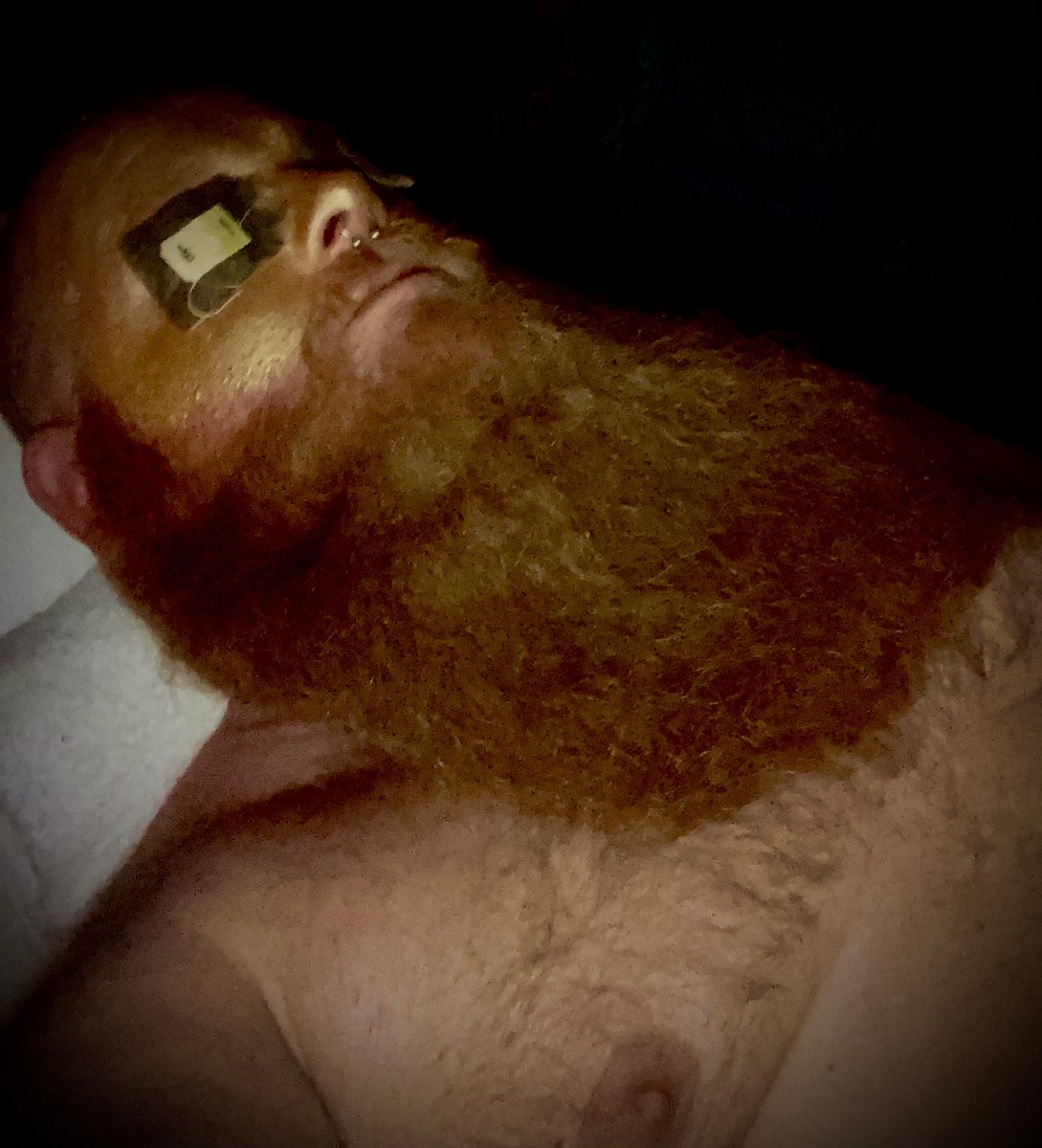 Kinky_Beard's tweet photo. Meditation, massage, face mask, tea bags for eyes and steam tea facial.. sooo relaxed.. 👀 at that glowing skin! https://t.co/U10r8jHKAr