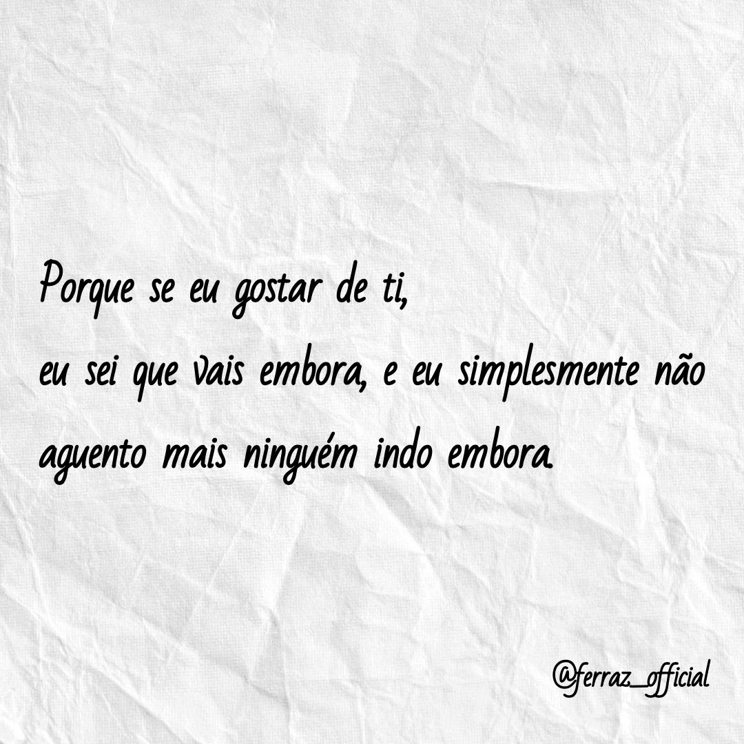 “ Não Gosto de Ti “