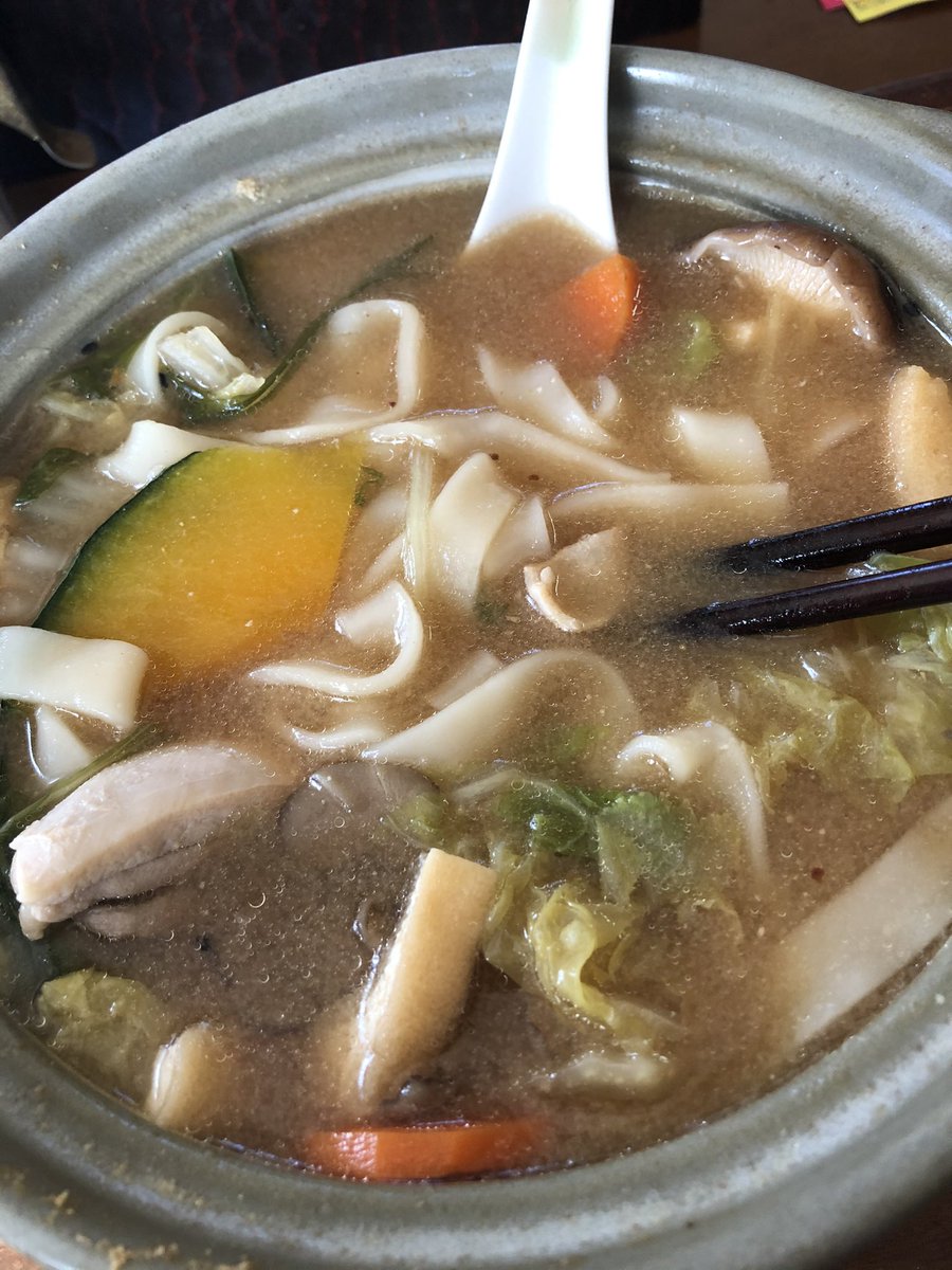 gukko123's tweet photo. それはそれとして、今日はきしめん使ったジェネリックほうとうを作ってみたよー https://t.co/eW3LMfrOY2