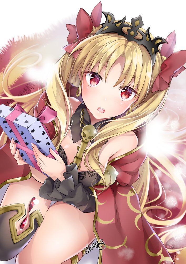 エレシュキガル(Fate) 「🎁🎁 」|あかつき聖のイラスト