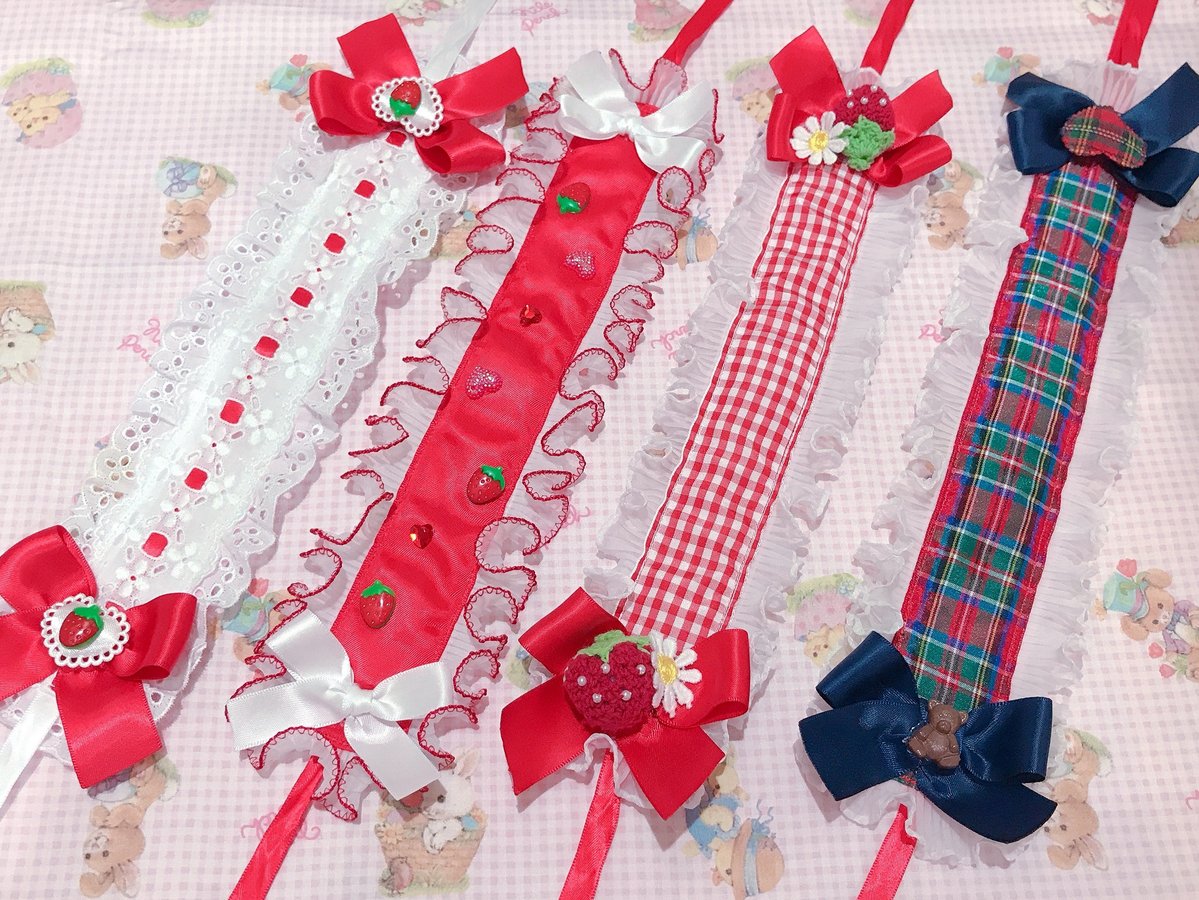 Nile Perch 在 Twitter ナイルパーチのヘッドドレスは ハンドメイドの１点物です お気に入りの子と出会えますように 各 4800 Tax ベロアリボン 2枚目右 5400 Tax レインボー二重リボン ３枚目真ん中 50 Tax 通販ご希望の方 商品のお問い合わせは
