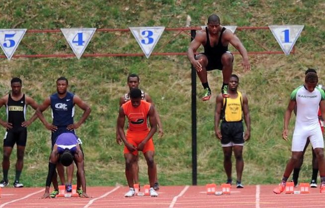 mfarrellsports's tweet photo. Never forget @NickChubb21 in HS track. 

#UGA #Browns https://t.co/Twh8u4V2tI
