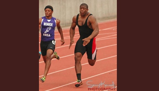 mfarrellsports's tweet photo. Never forget @NickChubb21 in HS track. 

#UGA #Browns https://t.co/Twh8u4V2tI