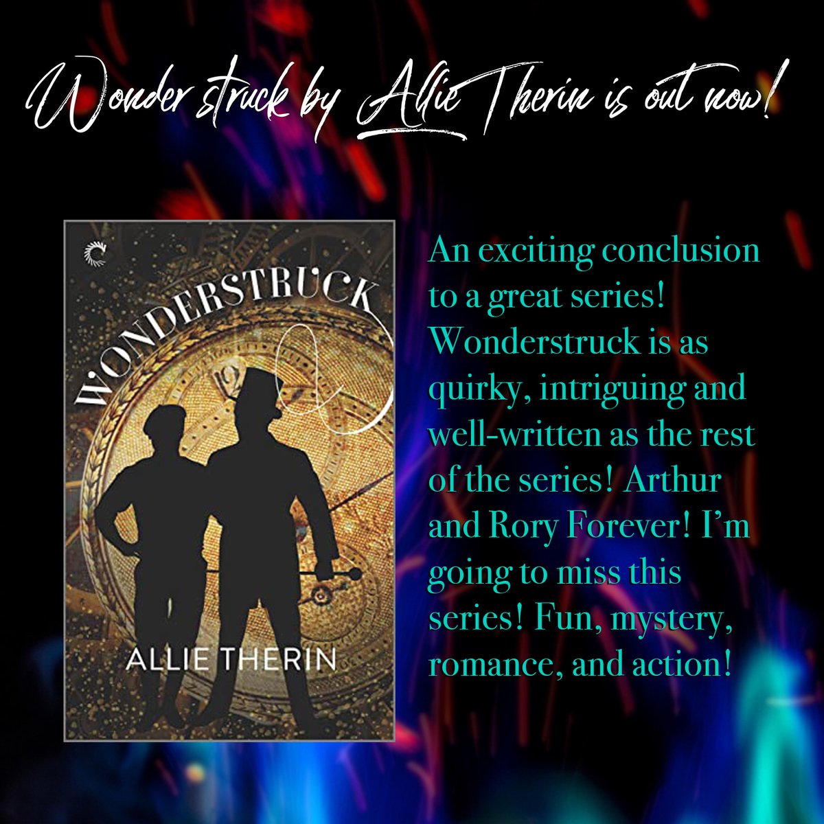 KinzieThings's tweet photo. #Wonderstruck by @allie_therin is out now! This is the fantastic conclusion to the #MagicInManhattan Series. Highly recommend this one! #QueerFantasy #QueerRomance #HistoricalMMRomance #Magic #NewReleases #books https://t.co/Owgol37MIc