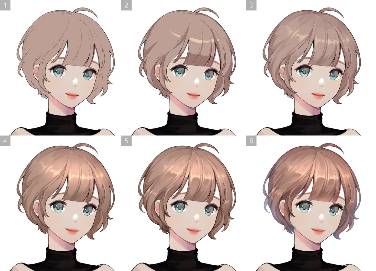 p2nki's tweet photo. How to Draw Hair 👩‍🦰 https://t.co/0KJzBUpSb2