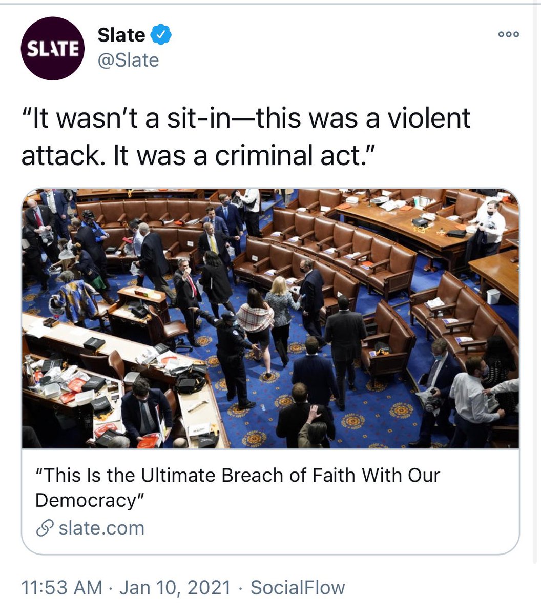 DineshDSouza's tweet photo. Slate proves that its moral position on violence is highly elastic. It all depends on who’s doing it https://t.co/4BvxhAcT0q