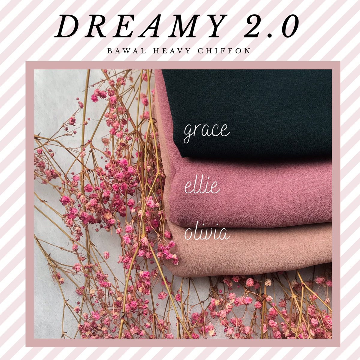 ainstorehjb's tweet photo. CLEARANCE SALE❗️❗️

Bawal Heavy Chiffon Dreamy 
Promo Price - RM10/pcs
Np - RM15 

3 Colors available❤️ https://t.co/7qxZz18fxg