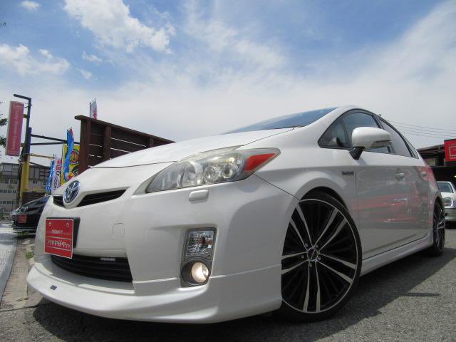 s0502m's tweet photo. 30プリウスSツーリング売ります！
H21年式,車検2年付きです！
モデリスタフルエアロ,新品ローダウンサス,新品ＬＥＤテール,社外１９ＡＷ,新品黒レザー調シートカバー,カロッツェリアＨＤＤナビ,リアスポパールＮＥＷペイント
気になられた方はDMまで！
#30プリウス売ります
#ハイブリッド売ります https://t.co/rmDHDGaXhi