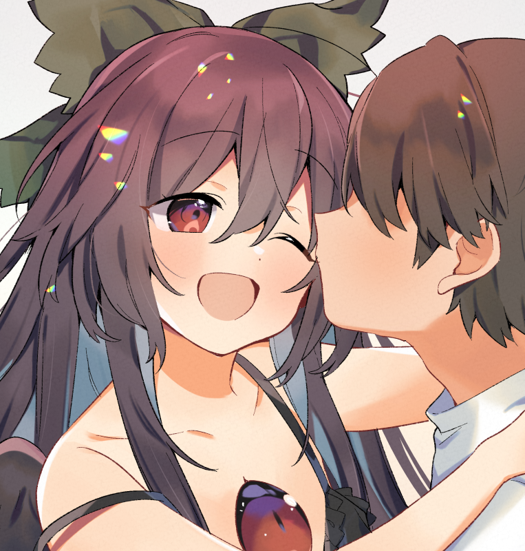 霊烏路空 「skebでリクいただいたお空ちゃん!ありがとうございました…!
https://」|赤樫のイラスト