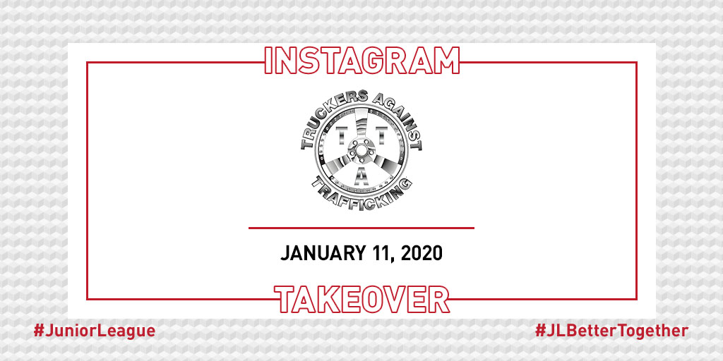 Make sure to head over to the <a href="/JuniorLeague/">The Junior League</a> Instagram feed on January 11th for a special takeover with @TATKylla in honor of National #HumanTrafficking Awareness Month! truckersagainsttrafficking.org 
#NHATM #NHTAM2021 #TAT #JLBetterTogether #JuniorLeague #JLSP