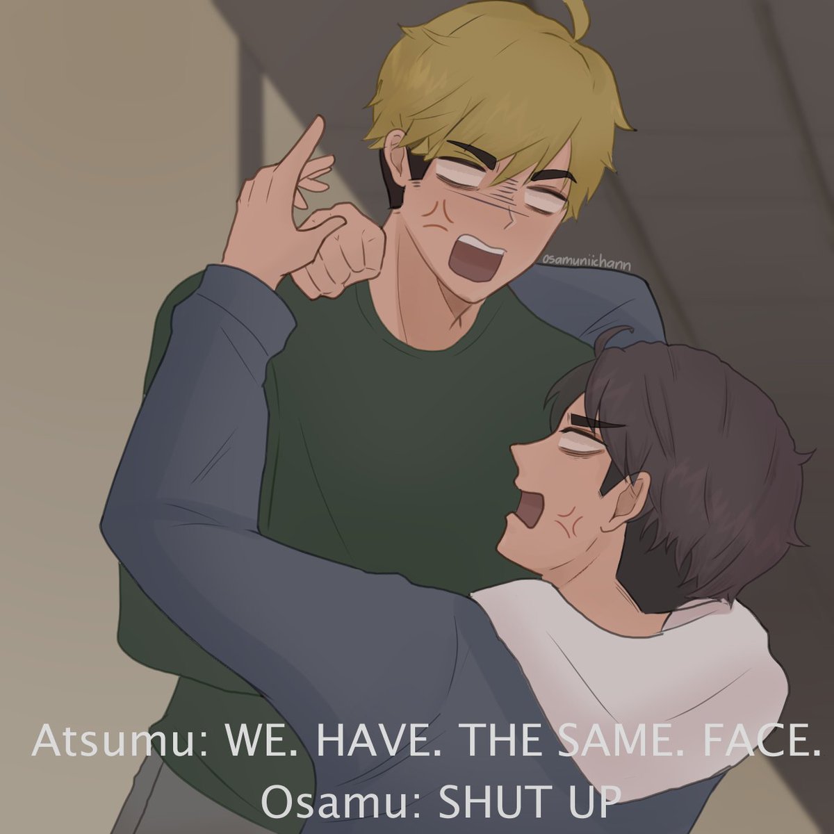 some bored miya clowns--i mean twins 😳 #Haikyuu #atsumu #osamu
