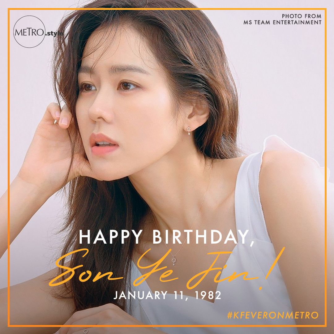 Happy birthday to the one and only Hallyu Queen, Son Ye-Jin!    