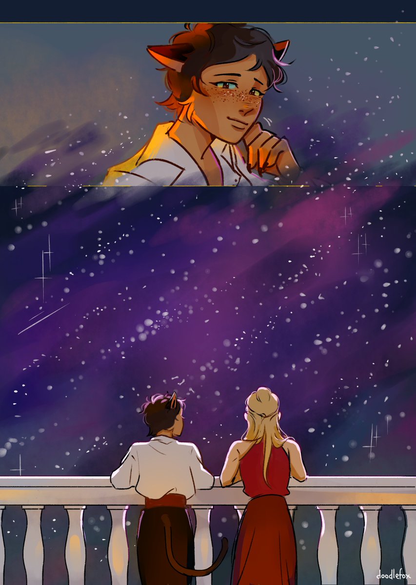 #IAmNonbinary hello i am faye and i like to doodle fanart and make short comics 