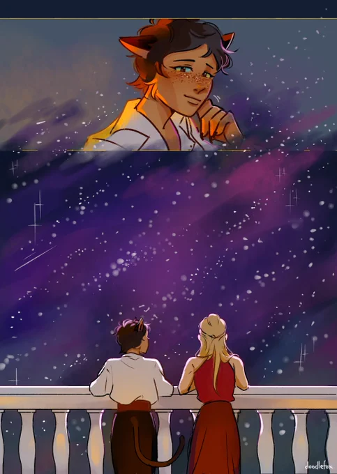 #IAmNonbinary hello i am faye and i like to doodle fanart and make short comics 