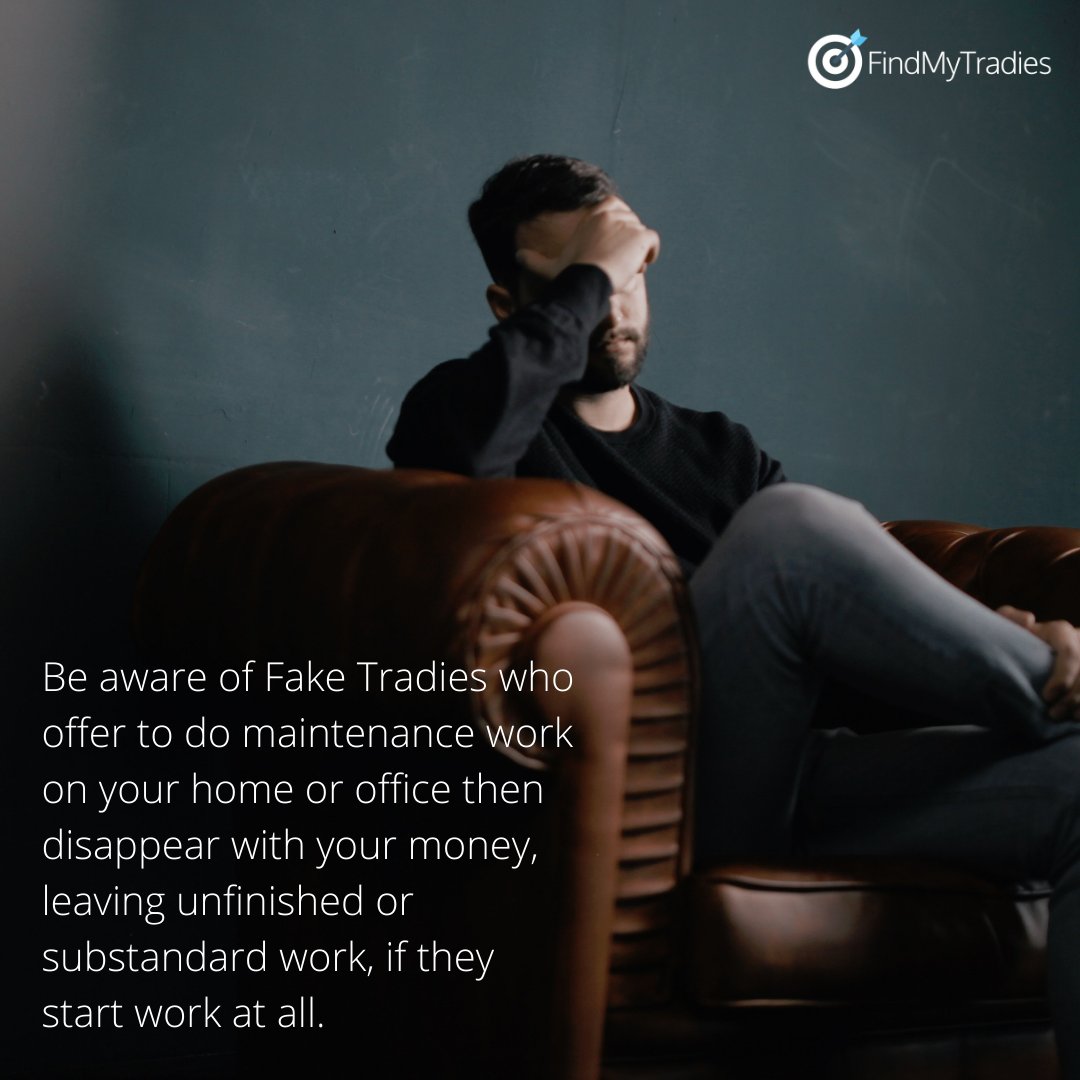 findmytradies's tweet photo. Make sure you don't fall victim to fly by the night tradies. Know your rights and protect yourself.  
#HiringTradies #Australia  
https://t.co/wYxB20AJSI https://t.co/XN3JvhpXTF