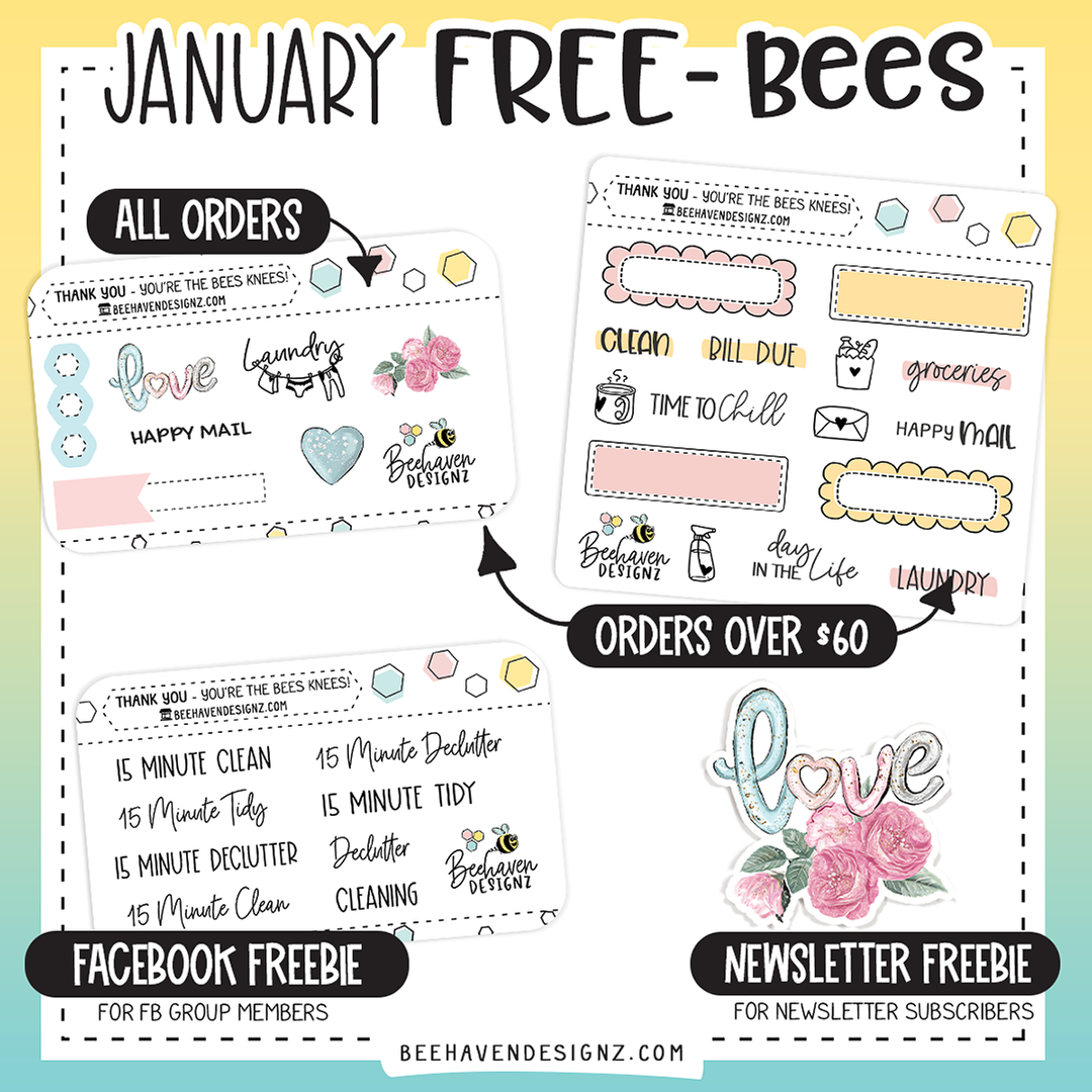 beehavendesignz's tweet photo. 🐝 ORDER FREEBIE &amp; FACEBOOK FREEBIE (Available January 1 to 31st 2021)

✨ All orders with no minimum receive the small mixed sampler

💛 Every order over $60 receives the Deluxe sampler PLUS the small mixed sampler

✨ Exclusive FB group Script Word Sampler freebie - join https://t.co/eN28DcUqCg