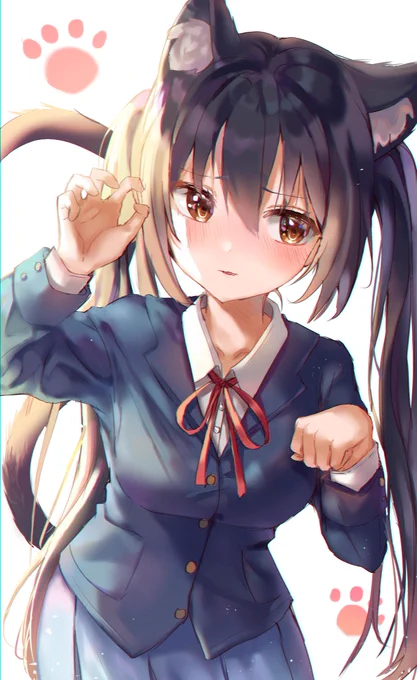 #けいおん 
「-ニャー」 