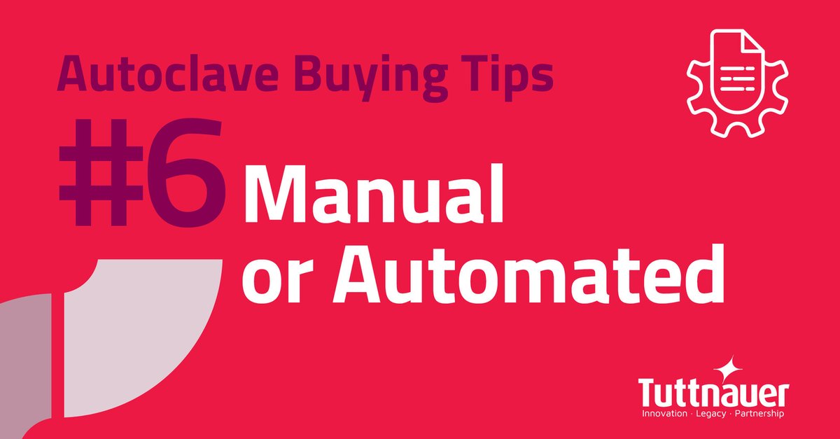 TuttSterilizers's tweet photo. #Autoclave Buying Tip 6 - Manual or automated? 📱
Manual autoclaves require more time on tasks that are effortlessly performed with automated autoclaves. For automated autoclaves check there are sufficient pre-programmed cycles for your needs, you may want to review IFUs.
#dental https://t.co/4XXPym8pYU