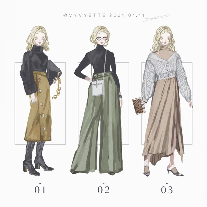ファッションドローイング まとめ 