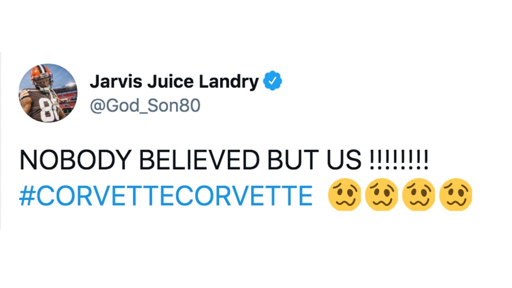 SportsCenter's tweet photo. "The Browns IS THE BROWNS!!" 

The Browns' win had the sports world buzzing. https://t.co/DVFwTReqSn