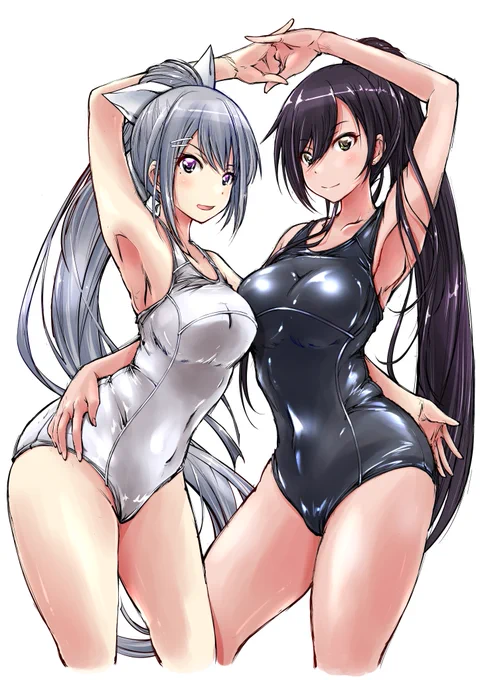 #くそ寒いので水着絵を貼る 寒み… 