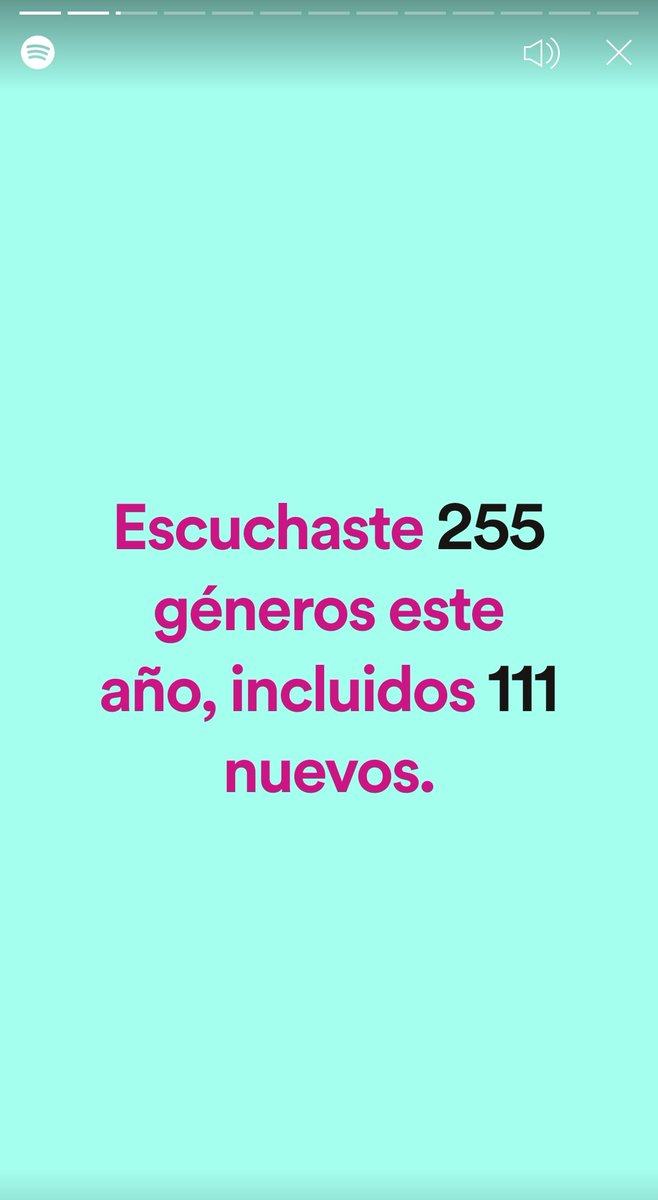 mcf207's tweet photo. #MiSpotify2020
Me sorprenden las 2 primeras: 364 artistas nuevos - 255 géneros 🤯
#SpotifyWrapped #SpotifyWrapped2020 https://t.co/EvfRcYYgRu