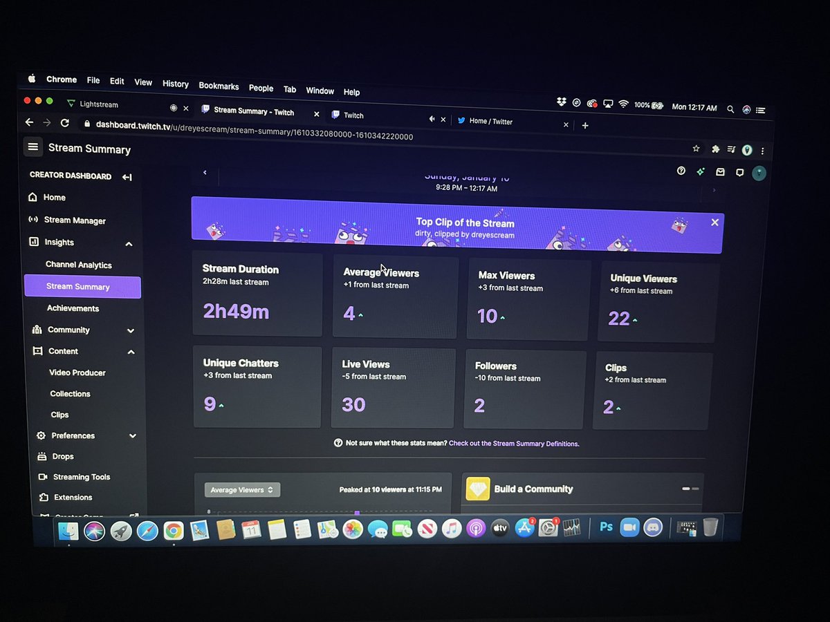 thtblanc0's tweet photo. This pic might not seem like much but to me its a lot! I know this is the beginning of this very long road ahead of me but, this was my best stream yet. Im so happy to have a lot more support than i thought.  Cant way to see where this community takes my followers and I!🥺😊 https://t.co/Q5YcFDQeuX