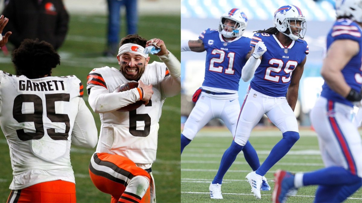 For the first time EVER, the <a href="/Browns/">Cleveland Browns</a> and <a href="/BuffaloBills/">Buffalo Bills</a> have both won a playoff game in the same season 🤝