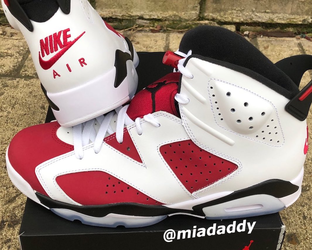 air jordan carmine 6 release date