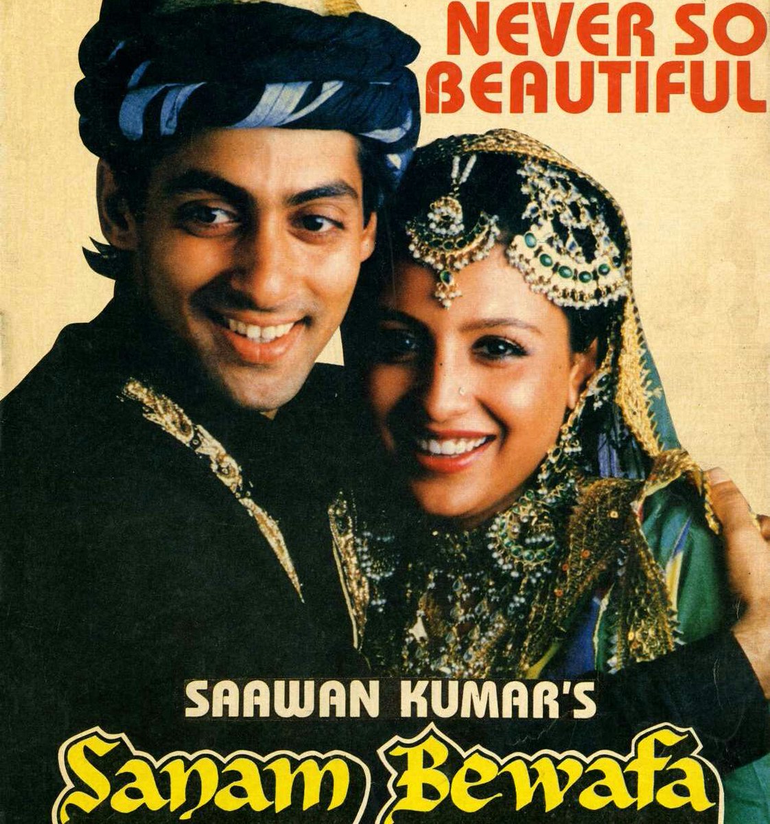 i_yogesh22's tweet photo. #30YearsofSanamBewafa

#SalmanKhan's MegaHit Classic #SanamBewafa Clashed With Top Stars of That Time, Madhuri Dixit &amp; Mithun Chakraborty's #PyarKaDevta &amp; Defeated It With Double Margin at The Domestic Boxoffice, Salman's 3rd Consecutive Clash Win In The Start of His Career (3/5) https://t.co/MFgSMM3saB