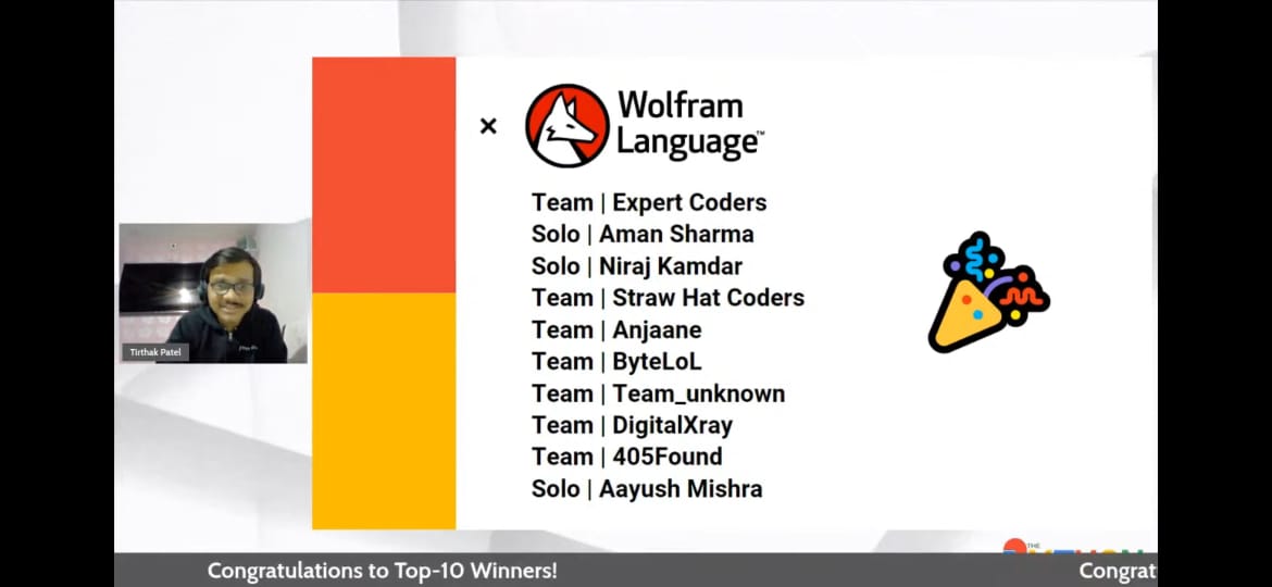 amansharma2910's tweet photo. Another major win! Won the second position in #ThePythonWeek hackathon organized by @Mehdevclub!
Also, congrats to fellow #elecTRON teammate @thatshutterboi for sharing the podium with me. Team #elecTRON ftw!
https://t.co/46XNKSDjPW
#winning #neuralnetworks #machinelearning https://t.co/86svBbTJbv