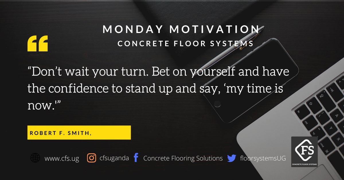 floorsystemsUG's tweet photo. Have the confidence to determine your destiny 
#mondaymotivation https://t.co/KG9QIsGq3U