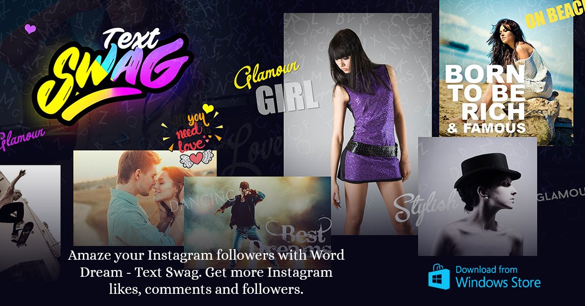 VideoPixStore's tweet photo. Text Swag - Font Studio

Your Pictures + Text Swag = Stunning Images!
Make your own stylish quotes, create flyers as well.
Simply write any text on an image.

Download Now : https://t.co/gu7hHEbJYI https://t.co/uroYKISEA0