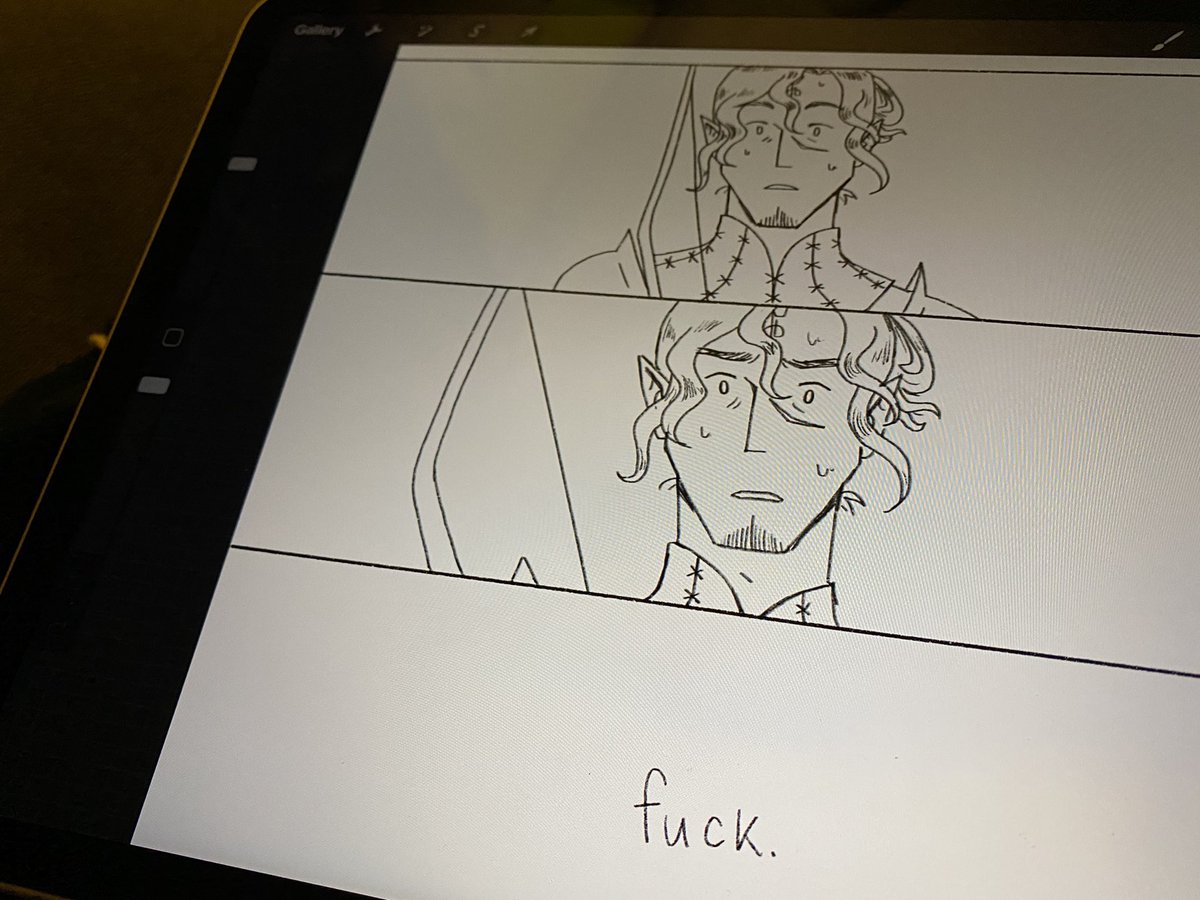 Me every time I remember that I have to ink my backgrounds: 