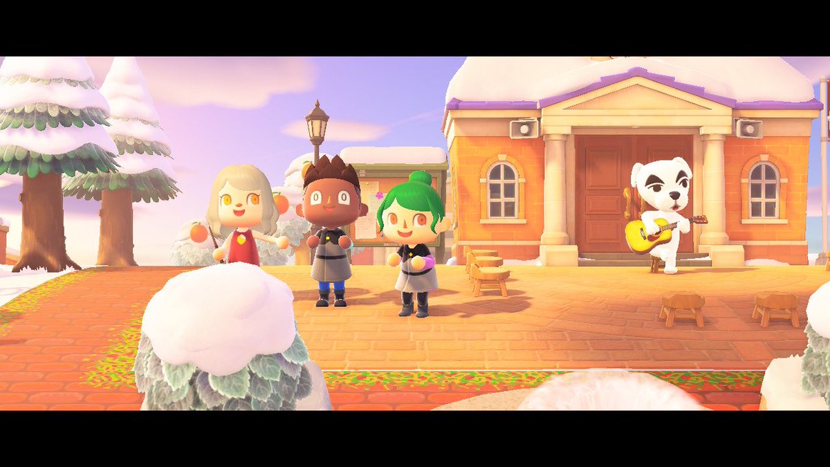 ThinkKopiGaming's tweet photo. It was fun celebrating The Owl House one year anniversary in ACNH with @ChardBagel and @mario790 #1YearWithTOH #TheOwlHouse https://t.co/gQKBEdoJnx
