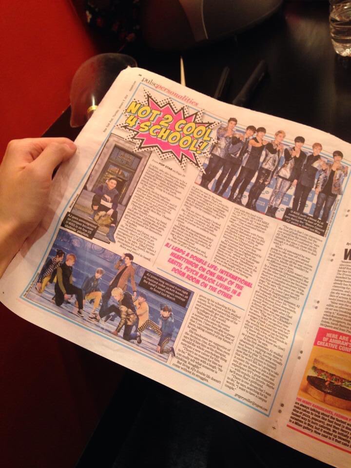 kevinwoo91's tweet photo. Exactly 7 years ago today when we were featured in the New York Post!
⭐️U-KISS 1st U.S. Tour 2014 
Oh the memories...😌
Who was there?🙋‍♀️🙋‍♂️ https://t.co/SPsnSJCQbg