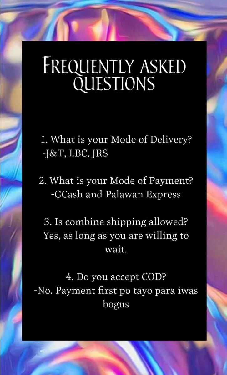 BoosKworld's tweet photo. Frequently Asked Questions #BoosFAQS https://t.co/Jw1wd2ofxk