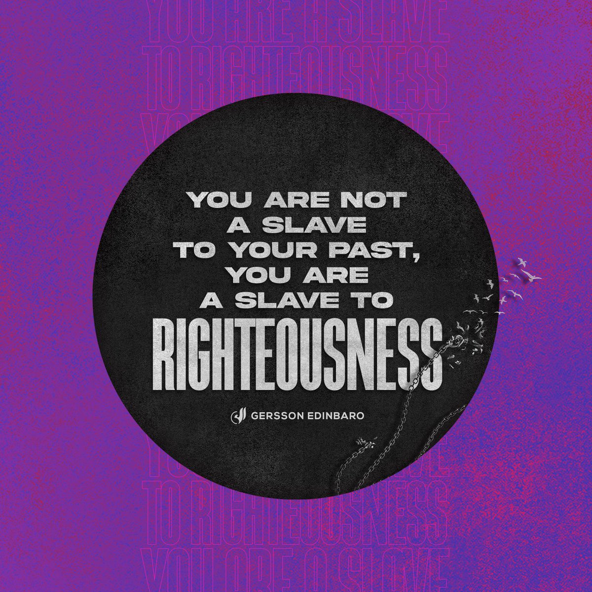 gerssonedinbaro's tweet photo. You are not a SLAVE TO YOUR PAST, you are a SLAVE TO RIGHTEOUSNESS!
#ITSALLABOUTJESUS #gerssonedinbaro #slavetorighteousness #itsallaboutJESUS https://t.co/GFSRrzHUWC